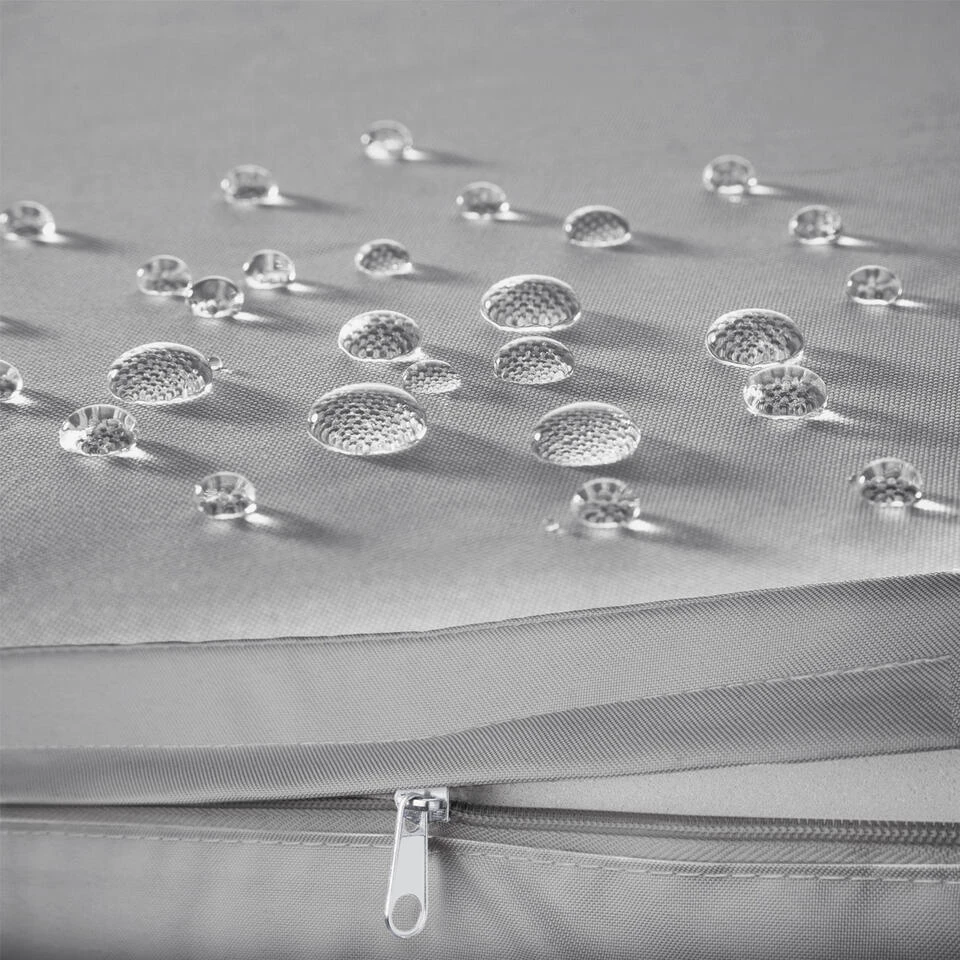 Tectake 2 Wicker Tuinstoelen Met 4 Kussenhoezen , Grijs/lichtgrijs 9 Tectake 2 Wicker Tuinstoelen Met 4 Kussenhoezen , Grijs/lichtgrijs - Afbeelding 7