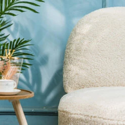 Salonstoel Swivel Van Metaal En Witte Lussen -LeenBakker Winkel a5a1df74c3f040e9b0e7d8f6c44b0cbe