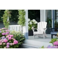 Keter Troy Adirondack Tuinstoel - Set Van 2 - 85x80x96.5cm - Wit -LeenBakker Winkel a60ce7147a514aba8b86438e6e8c58f5