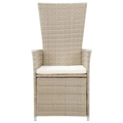 VidaXL - Tuinstoelen - Beige - Poly Rattan - 2 Stuks - Met Kussens -LeenBakker Winkel a6b275785a724e6fb23ae732387ac3fc
