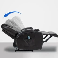 CLP Fauteuil Galena Zwart Frame - Kunstleer - Bruin -LeenBakker Winkel a70aa488b4d745f38e687219e3889e1d