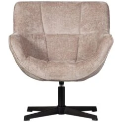 WOOOD Wibo Draaifauteuil - Chenille - Taupe - 94x71x83 -LeenBakker Winkel a7f4223d58a843dc993dd69a0bf5636c