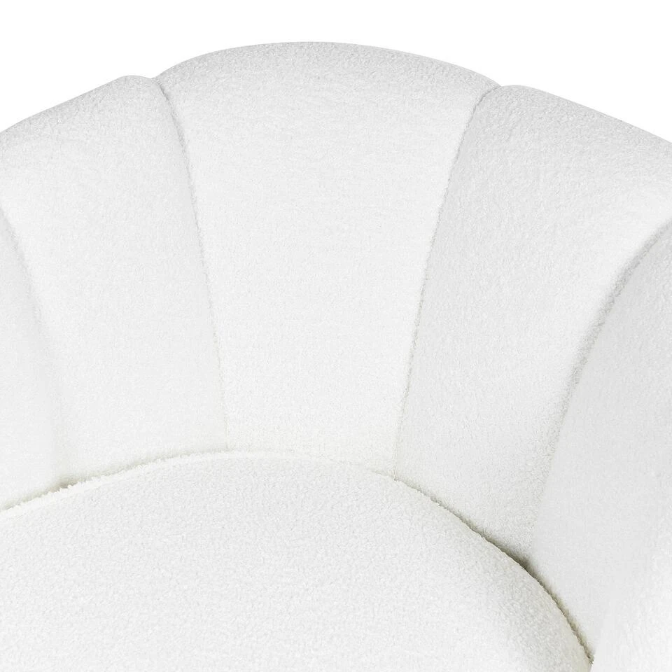 ALLIER - Chaise Longue - Off-white - Rechterzijde - Bouclé 11 ALLIER - Chaise Longue - Off-white - Rechterzijde - Bouclé - Afbeelding 9