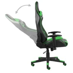 VidaXL - Gamingstoel - Groen - PVC -LeenBakker Winkel a8ba5e82a9a44d608972f8959081fccf