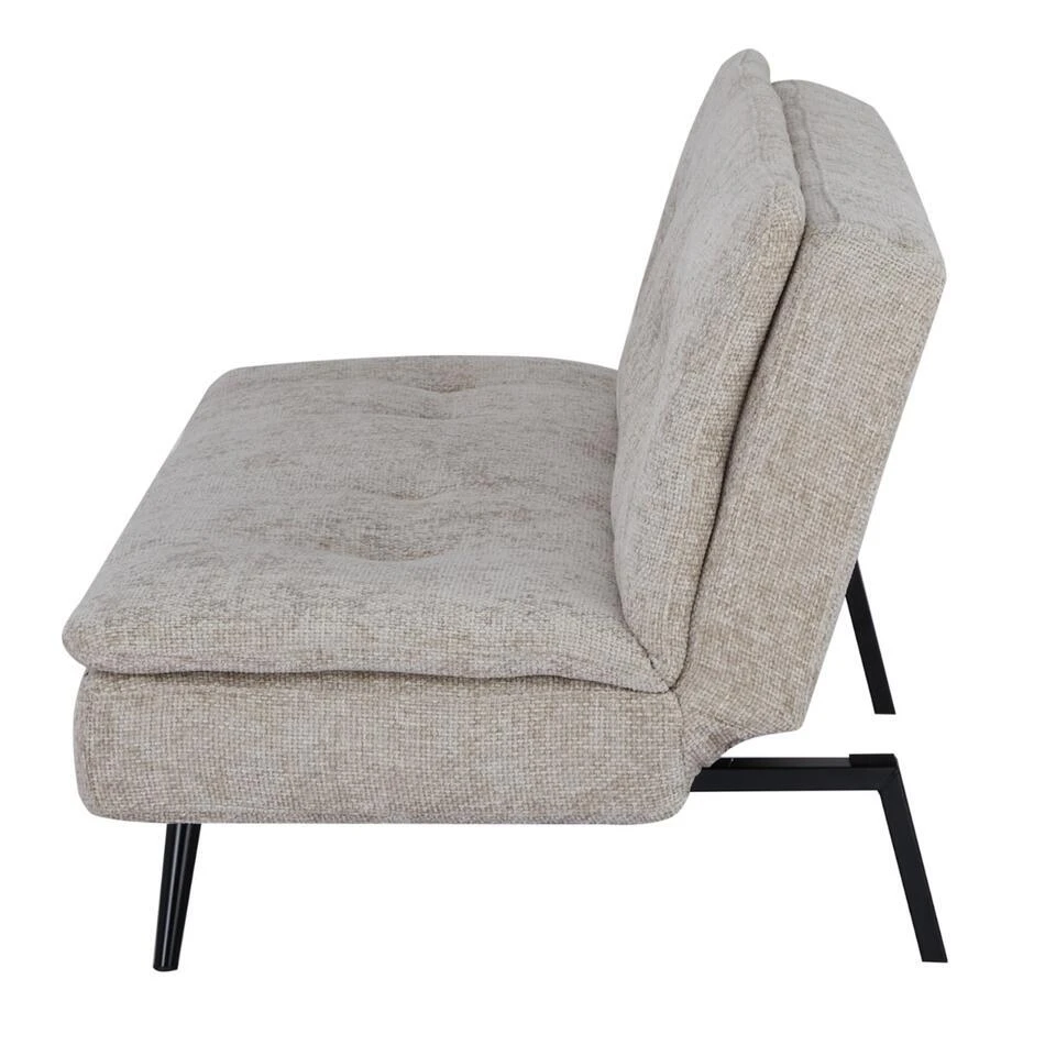 Slaapbank 3-Zits - Beige Stof - Zithoogte 41cm - 179x87x80cm - Olive 7 Slaapbank 3-Zits - Beige Stof - Zithoogte 41cm - 179x87x80cm - Olive - Afbeelding 5