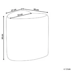 SCOTIA - Poef - Off-white - Chenille -LeenBakker Winkel a9c177566c2f49aa9384039c8d40271e 2
