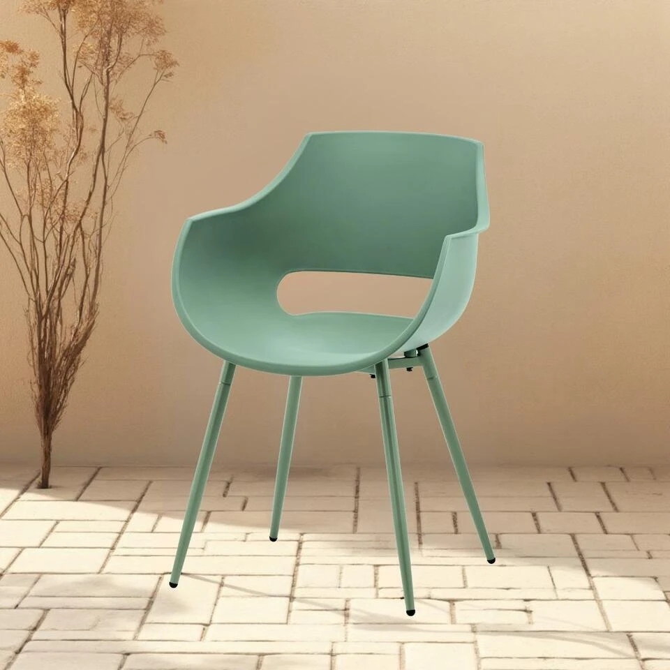 DS4U - Louis Terrasstoel - Groen 4 DS4U - Louis Terrasstoel - Groen - Afbeelding 2