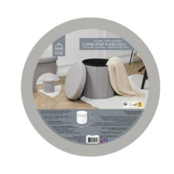 Home Deco Factory Poefje - Opbergbox - Grijs - 38 X 38cm -LeenBakker Winkel aa8ec765e83f4d8f980e45b356e1edaa
