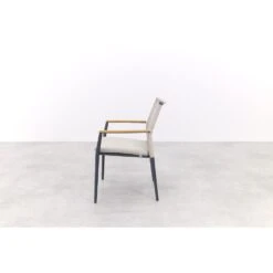 VDG Lumino Stapelbare Dining Tuinstoel - Light Rope / Teak Arm -LeenBakker Winkel aae0a573ab094a64bf85aaf2f9843bd3