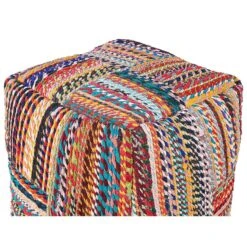 Beliani Poef MEKHTAR - Multicolor Katoen -LeenBakker Winkel ab051774812846a38df8a7287082f28d