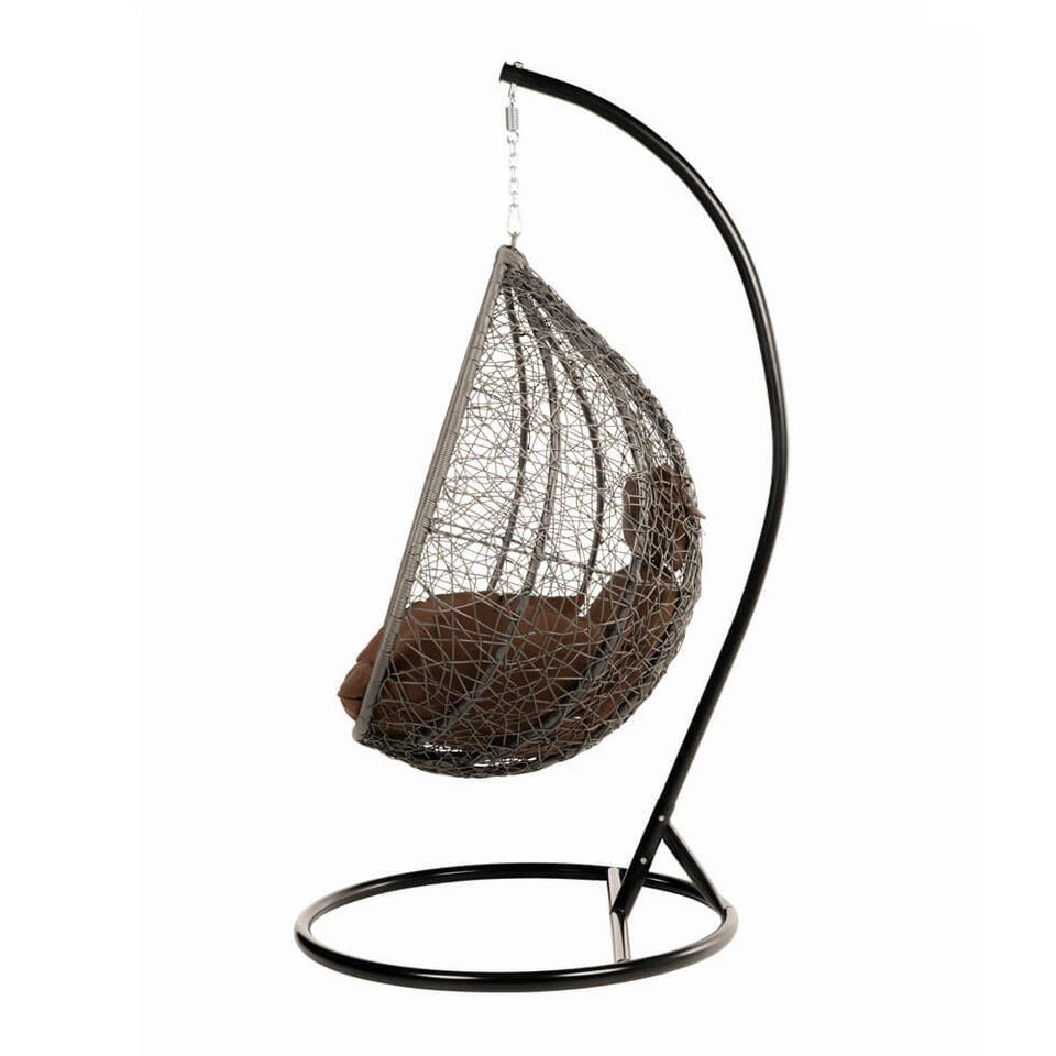 Merkloos HOME DELUXE Hangstoel CIELO Bruin 12 Merkloos HOME DELUXE Hangstoel CIELO Bruin - Afbeelding 10