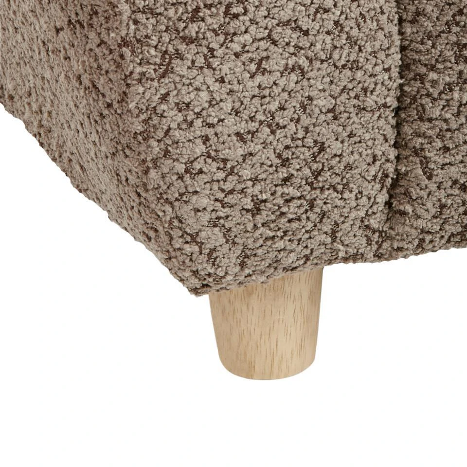 MARIBO - Kinderfauteuil - Bruin - Bouclé 8 MARIBO - Kinderfauteuil - Bruin - Bouclé - Afbeelding 6