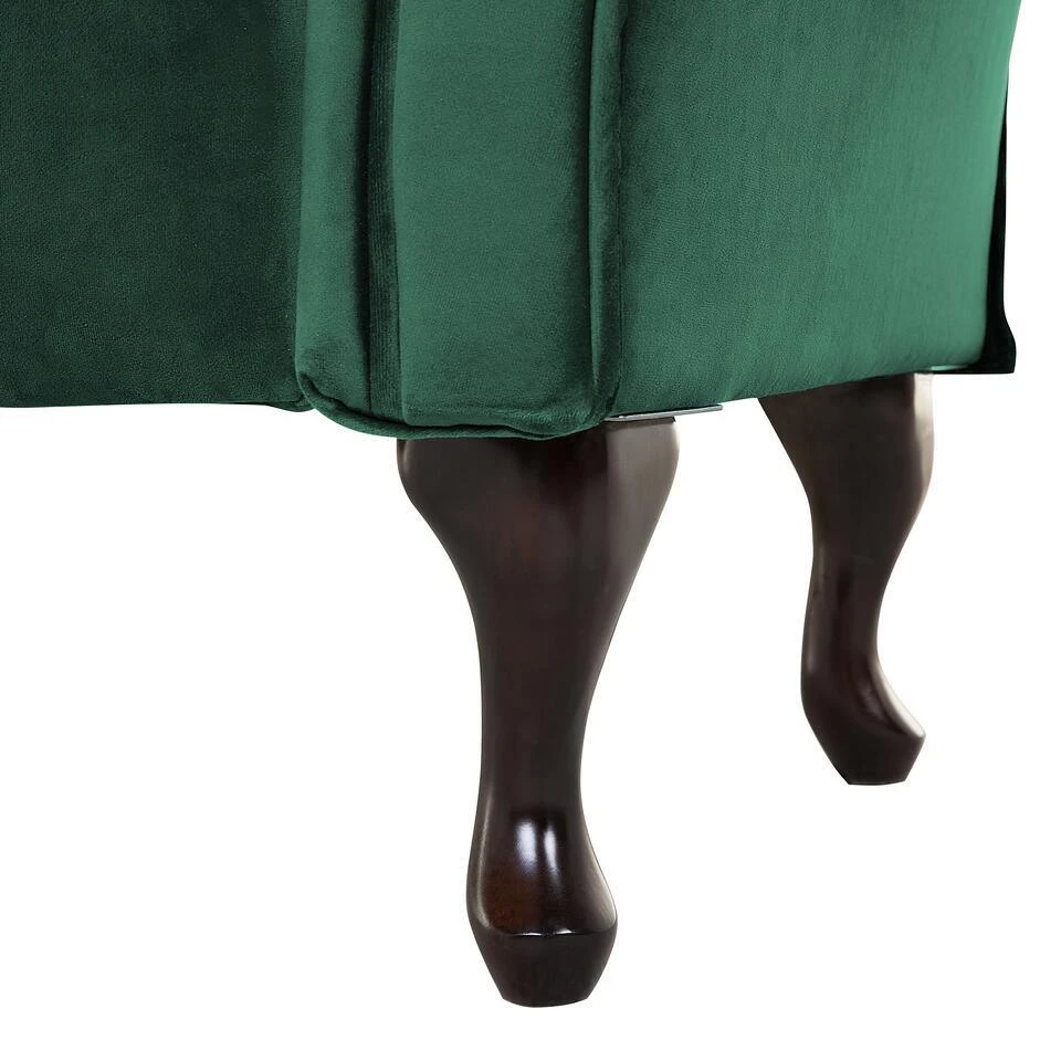 LATTES - Chaise Longue - Groen - Linkerzijde - Fluweel 10 LATTES - Chaise Longue - Groen - Linkerzijde - Fluweel - Afbeelding 8