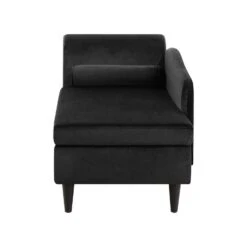 LUIRO - Chaise Longue - Zwart - Linkerzijde - Fluweel 18 LUIRO - Chaise Longue - Zwart - Linkerzijde - Fluweel -LeenBakker Winkel ad760aebd6c34742b08f22cbbe5107e5