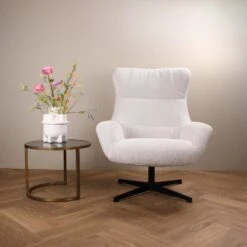 DS4U - Luka Draaifauteuil - Wit -LeenBakker Winkel ae155a97065249429c7b6926ec9dfe4b