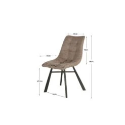 Furnihaus Eetkamerstoel Dexx - Taupe - Set Van 2 -LeenBakker Winkel ae334eed2ac24fa5908930b178864449