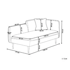 CHEVANNES - Chaise Longue - Groen - Polyester 14 CHEVANNES - Chaise Longue - Groen - Polyester -LeenBakker Winkel ae4324d935084811ab44c54d9b897b2a