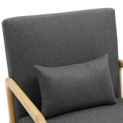CLP Fauteuil Hibbing Natura Frame - Hout - Donkergrijs -LeenBakker Winkel aed820fdbf864589a51d7ada58b6e44c