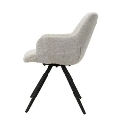 Eetkamerstoel Stof Beige - Zithoogte 49cm - 65x61x83cm - Doreen - Set Van 2 -LeenBakker Winkel af57218fb2d647438a17f1d19bacc76a