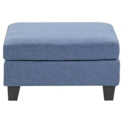 UNSTAD - Hocker - Blauw - Polyester 13 UNSTAD - Hocker - Blauw - Polyester -LeenBakker Winkel afc7d906f2d54c66b8170d5db0f733f6