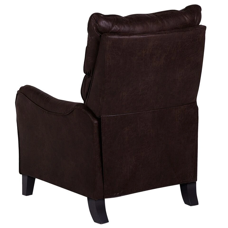 ROYSTON - TV-fauteuil - Bruin - Kunstleer 11 ROYSTON - TV-fauteuil - Bruin - Kunstleer - Afbeelding 9