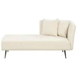RIOM - Chaise Longue - Wit - Rechterzijde - Bouclé -LeenBakker Winkel b28d4f90877542d186ead2202a150382