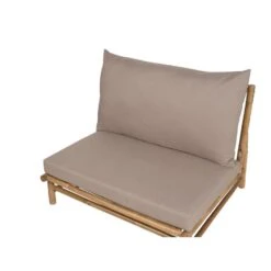 TODI - Fauteuil Set Van 2 - Lichthout/Taupe - Bamboe -LeenBakker Winkel b28eef69c5044b088bbe0a372366aa86