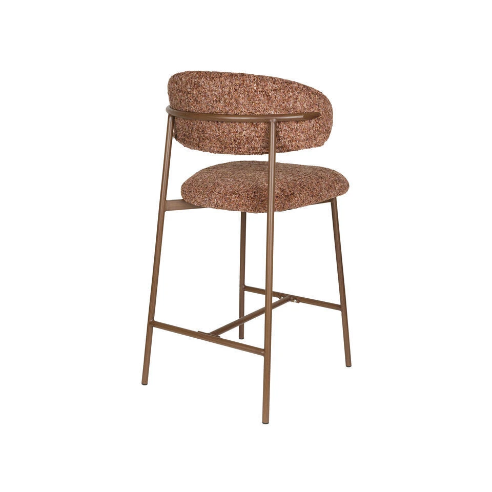 Housecraft Claes Counter/ Barkrukken Terracotta - Set Van 2 6 Housecraft Claes Counter/ Barkrukken Terracotta - Set Van 2 - Afbeelding 4