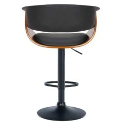 CLP Set Van 2 Barkruk Vestal Zwart Frame - Kunstleer - Walnoot/zwart -LeenBakker Winkel b2de6b8aaa104c81b84d2c04f52b31a9