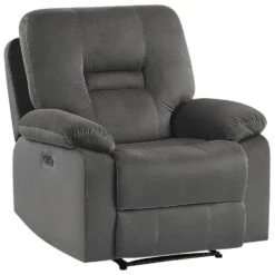 BERGEN - Fauteuil - Grijs - Fluweel -LeenBakker Winkel b331009b8f4a48fab4d842355c599cca