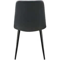 CLP Eetkamerstoel Antibes Zwart Frame - Kunstleer - Zwart -LeenBakker Winkel b38548e3491140e2be1cc5111596d765