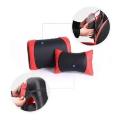 Luxe Gamestoel - Met Hoofdkussen - Kunstleer - Zwart & Rood 13 Luxe Gamestoel - Met Hoofdkussen - Kunstleer - Zwart & Rood -LeenBakker Winkel b3a93f1794c742aea3fbc0407564f3f2