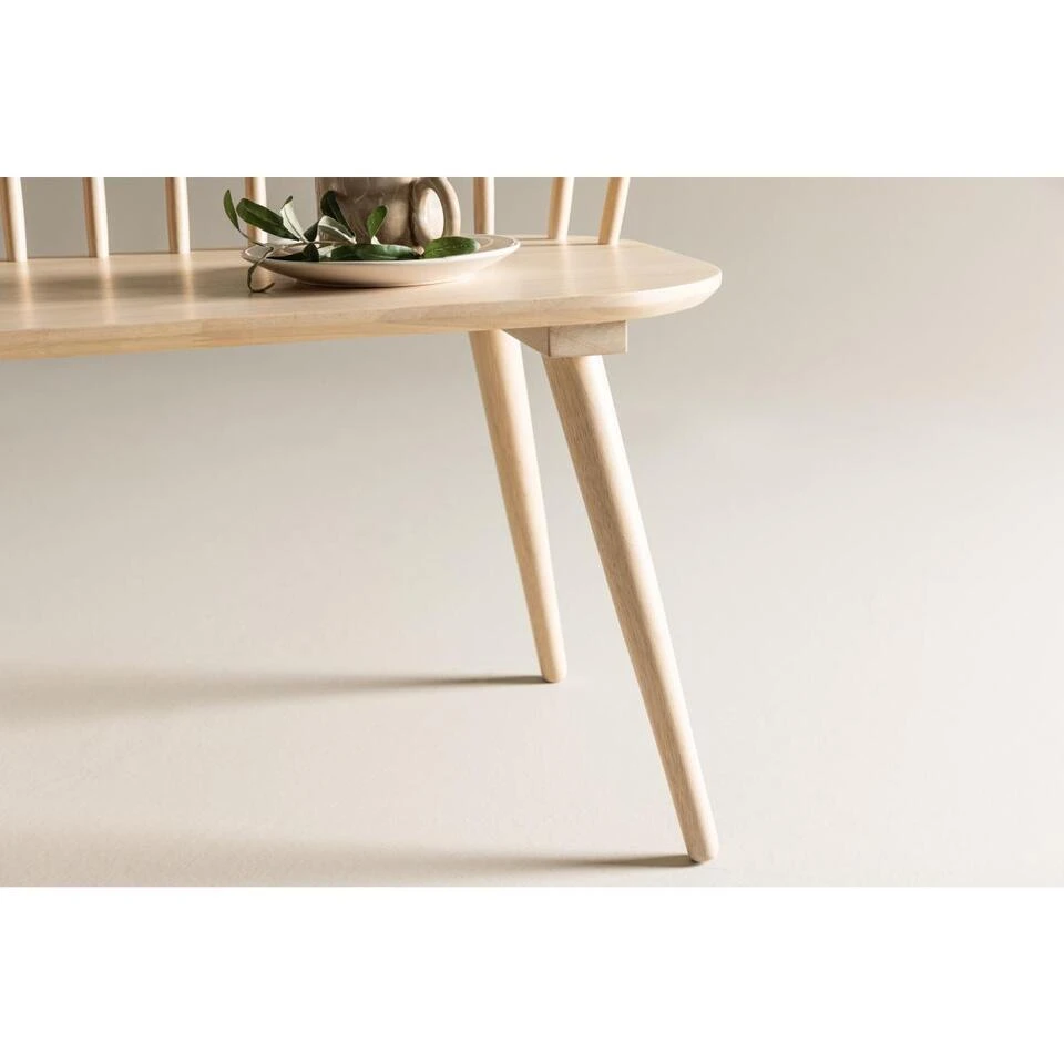 Svea - Rahimi Eetkamerbank - 120 Cm - Naturel 7 Svea - Rahimi Eetkamerbank - 120 Cm - Naturel - Afbeelding 5