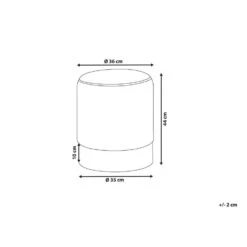 Beliani Poef BRIGITTE - Zwart Fluweel 8 Beliani Poef BRIGITTE - Zwart Fluweel -LeenBakker Winkel b47aaf8d6c524e59a41cecd17239c61f