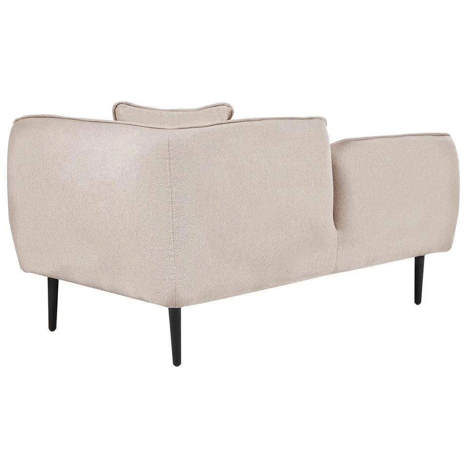 CHEVANNES - Chaise Longue - Beige - Polyester 8 CHEVANNES - Chaise Longue - Beige - Polyester - Afbeelding 6