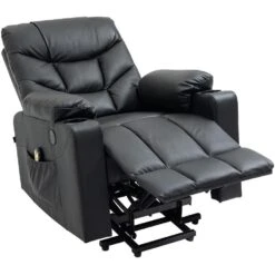 CLP Fauteuil Andover Zwart Frame - Echt Leer - Zwart -LeenBakker Winkel b4967b2dcf8a410dbfb15348ee7a4804