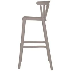 WOOOD Bliss Barstoelen Buiten - Kunststof - Taupe - Set Van 2 -LeenBakker Winkel b4a146e54e014d99b078bb95ea5bbe3f