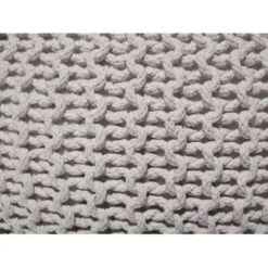 Beliani Poef CONRAD - Grijs Katoen -LeenBakker Winkel b50983eefdaf427aaa42401371be5869