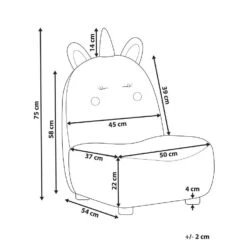 LULEA - Kinderstoel - Wit - Nepbont -LeenBakker Winkel b647521419e44588a161083539ef9d0c