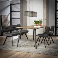 Industriële Eetkamerbank Madrid 180 Cm -LeenBakker Winkel b6dd56a4b5554fbd9917f3b71abf0c03