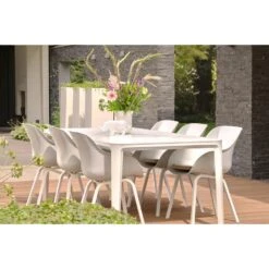 Hartman Le Soleil Element Dining Armstoel - Cotton White - 2 St. 13 Hartman Le Soleil Element Dining Armstoel - Cotton White - 2 St. -LeenBakker Winkel b7d271677ad0445da74b636f1d0a3c30