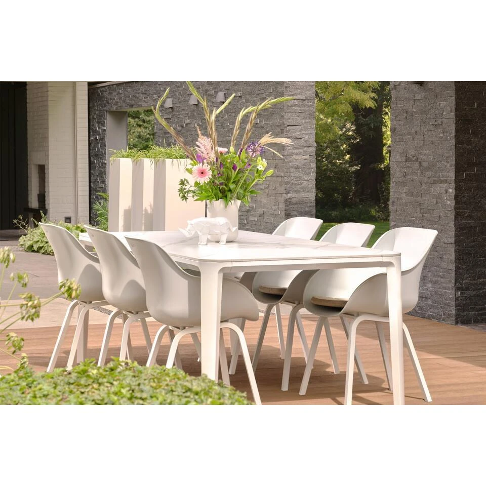 Hartman Le Soleil Element Dining Armstoel - Cotton White - 2 St. 6 Hartman Le Soleil Element Dining Armstoel - Cotton White - 2 St. - Afbeelding 4