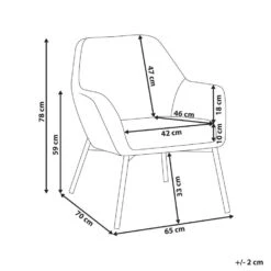 JABRO - Fauteuil - Gebroken Wit - Polyester -LeenBakker Winkel b82368b717844fcf8638a6ee3091d0d6