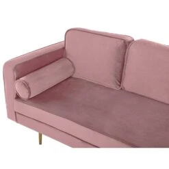 MIRAMAS - Chaise Longue - Roze - Linkerzijde - Fluweel -LeenBakker Winkel b87ff200f2454c238890a2369e20d327