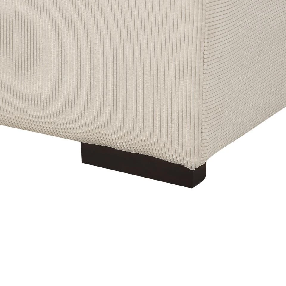 LUNGO - Ottomaan - Beige - Corduroy 9 LUNGO - Ottomaan - Beige - Corduroy - Afbeelding 7