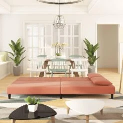 VidaXL - Slaapbank 2-zits - Roze - Fluweel - Met Kussens -LeenBakker Winkel ba0c6c6f28674b03bfd72f0fb4024914