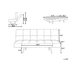 Beliani Driezitsbank - INGARO Grijs Polyester 7 Beliani Driezitsbank - INGARO Grijs Polyester -LeenBakker Winkel ba606fb5889644318db88d2a151f2b63