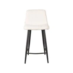 LABEL51 - Barkruk Jep - 45x48x94cm - Ivoor Teddy -LeenBakker Winkel ba6ecfa8627d4e67907bbb38e19729ea