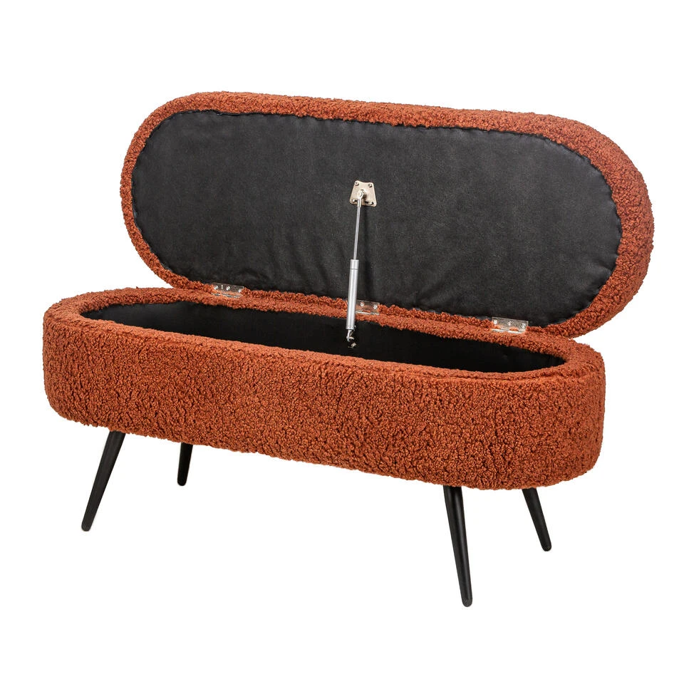 Metalen Bank Met Terracotta Krullen 8 Metalen Bank Met Terracotta Krullen - Afbeelding 6