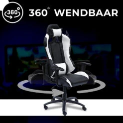 Ocazi New York Gaming Stoel - Bureaustoel - Zwart/Wit 14 Ocazi New York Gaming Stoel - Bureaustoel - Zwart/Wit -LeenBakker Winkel ba88c3c322f94765b7f6f2436be21fa9